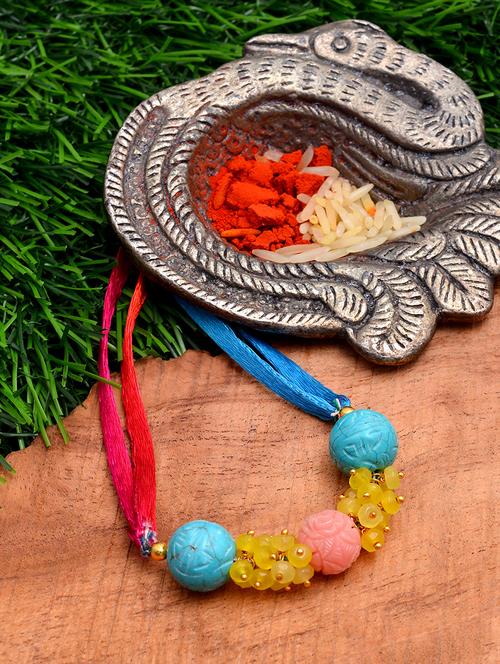 multi colored null rakhi set - 17887195 - Very Small Image - 1