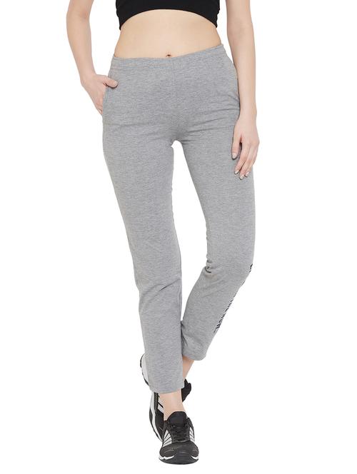 mid rise solid track pant - 17887679 - Very Small Image - 1