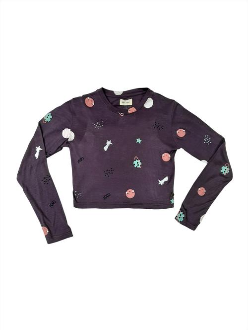 purple printed regular top - 17887731 - Very Small Image - 1