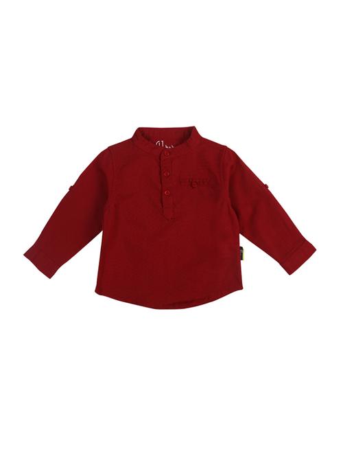 red solid shirt - 17887840 - Very Small Image - 1