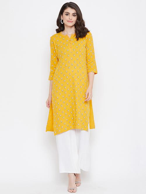 floral straight kurta - 17887891 - Very Small Image - 1