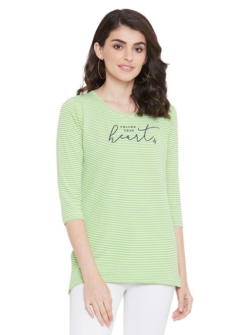 round neck striped top - 17887899 - Very Small Image - 1