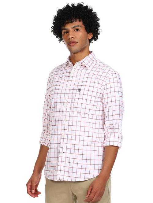 red checkered casual shirt - 17889072 - Very Small Image - 1