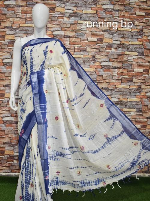 offwhite silk saree - 17889395 - Very Small Image - 1