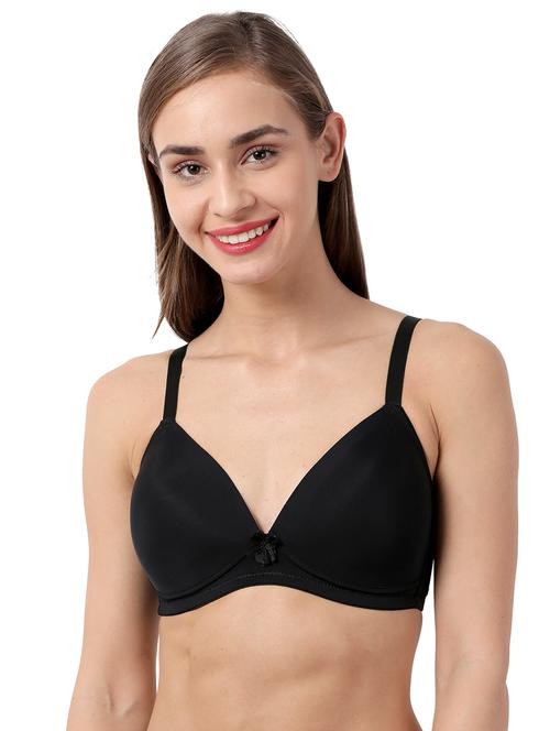 black solid t-shirt bra - 17889721 - Very Small Image - 1