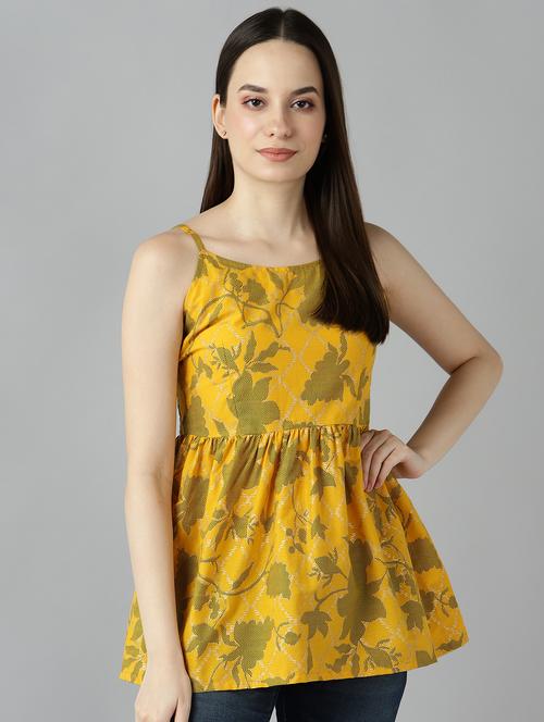 cami neck floral top - 17889767 - Very Small Image - 1