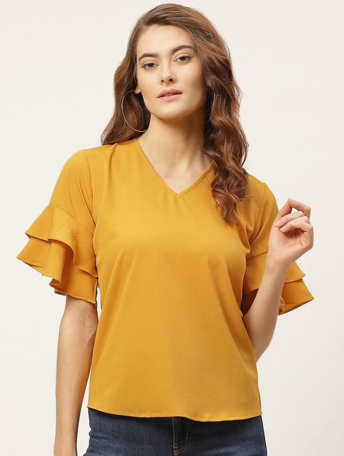 bell sleeves solid top - 17889849 - Very Small Image - 1
