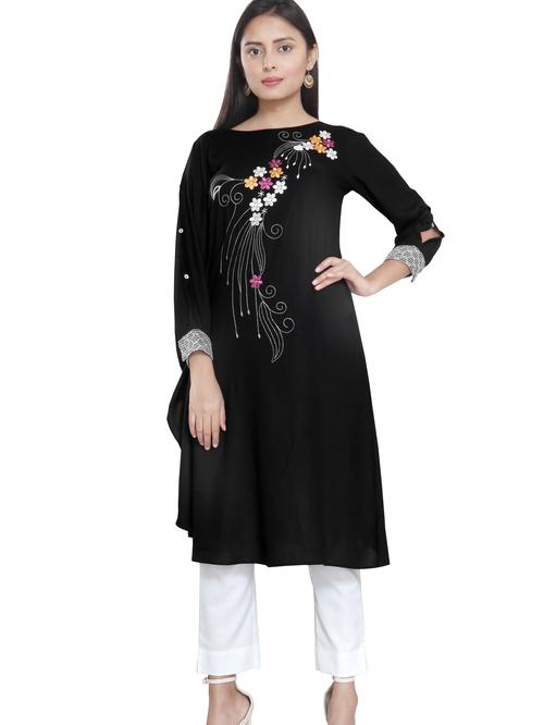 embroidered kurta - 17890177 - Very Small Image - 1