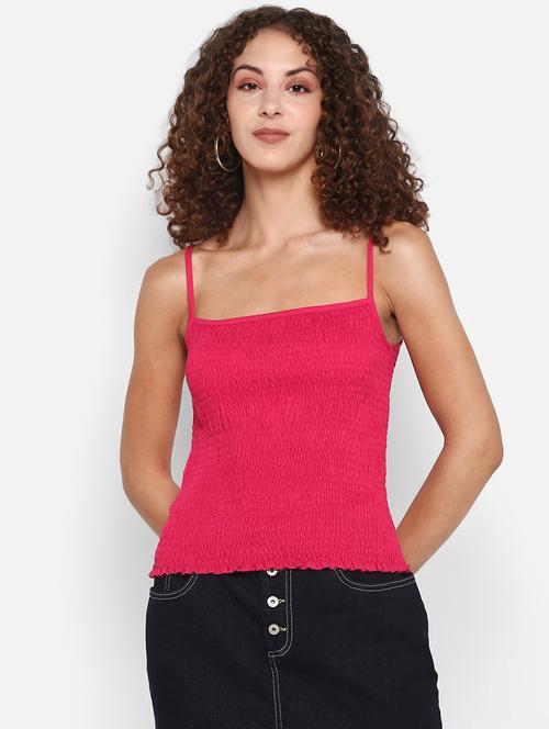 cami neck smocked top - 17892041 - Very Small Image - 1