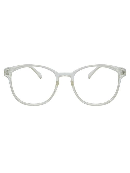royalmede transparent round polycarbonate unisex eyewear frame 101 - 17892131 - Very Small Image - 1