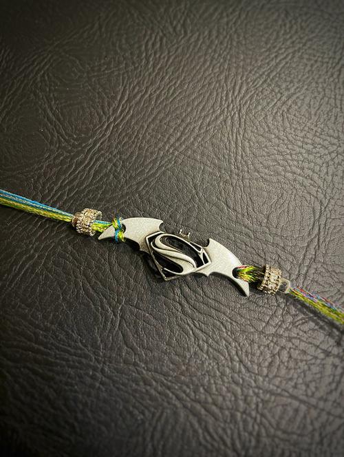 multi colored silver plated thread rakhi - 17892361 - Very Small Image - 1