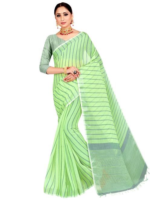 striped woven saree - 17893289 - Very Small Image - 1