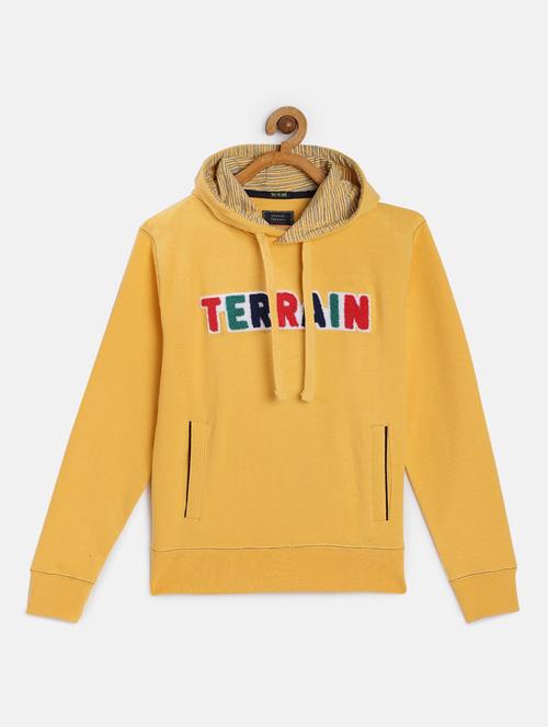 yellow hooded sweatshirt - 17893663 - Very Small Image - 1