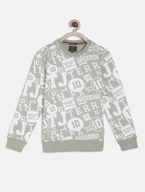 grey printed sweatshirt - 17893666 - Very Small Image - 1