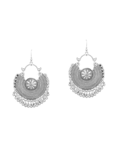 afghani bohemian oxidized drop earrings set - 17893995 - Very Small Image - 1