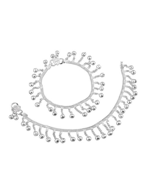 jhalar ghungroo payal anklets jewellery - 17894040 - Very Small Image - 1