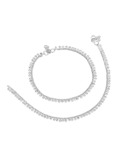 traditional ghungroo anklets payal jewellery - 17894044 - Very Small Image - 1