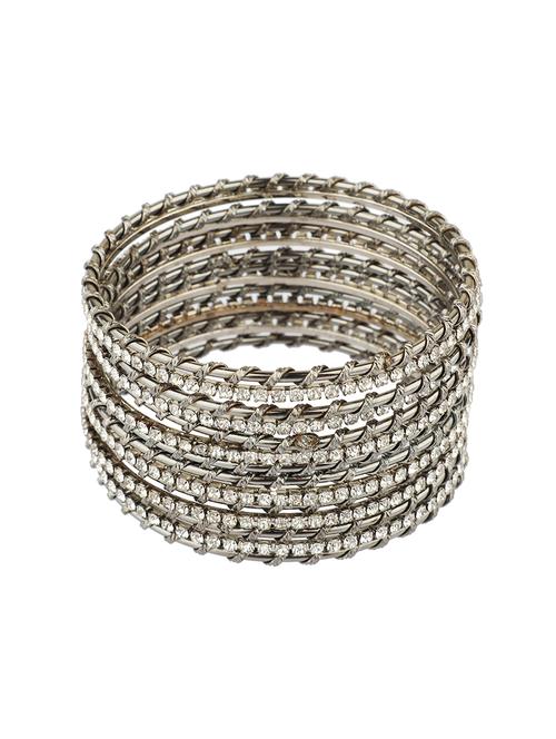 silver metal bangle - 17894139 - Very Small Image - 1