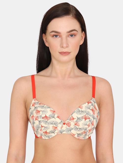 multi colored printed t-shirt bra - 17895218 - Very Small Image - 1