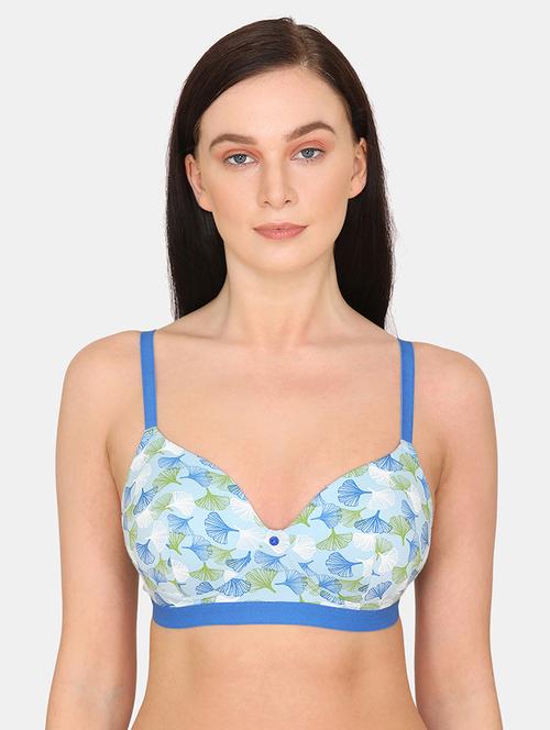 multi colored printed t-shirt bra - 17895239 - Very Small Image - 1