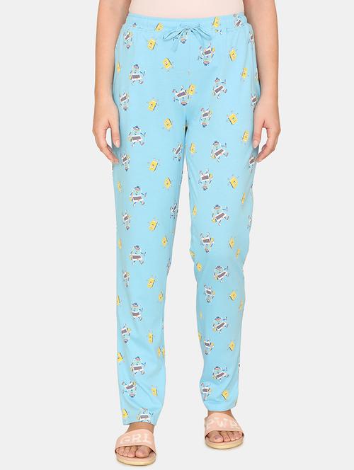 drawstring waist printed pajama - 17895560 - Very Small Image - 1