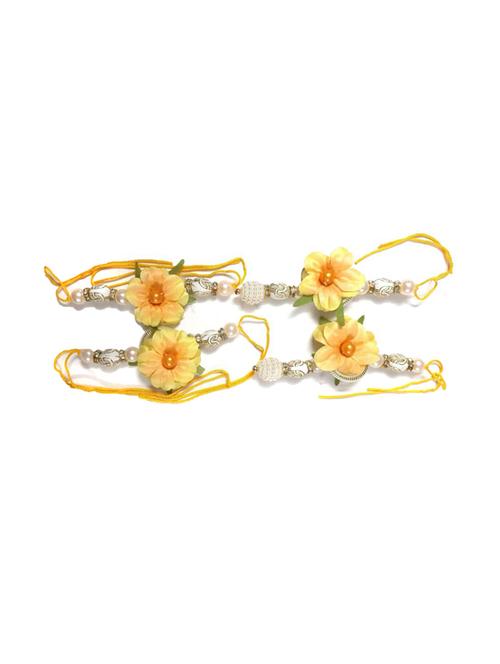 pack of 4 handcrafted thread rakhi - 17895646 - Very Small Image - 1