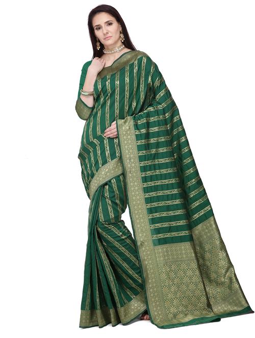 jacquard banarasi saree - 17895786 - Very Small Image - 1