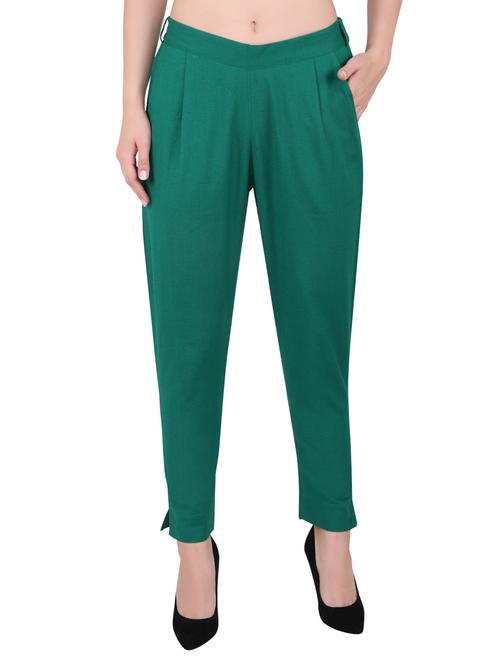 mid rise pleated trouser - 17896074 - Very Small Image - 1