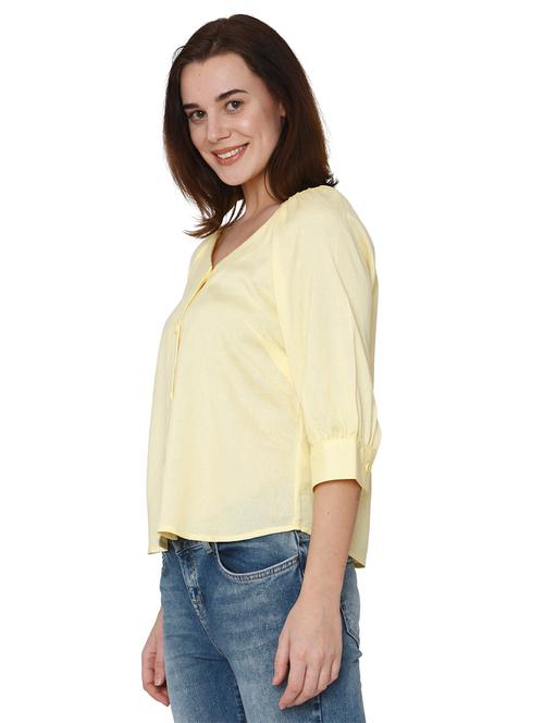 v-neck solid shirt - 17896185 - Very Small Image - 1