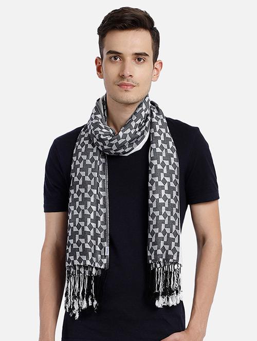 grey printed muffler - 17897361 - Very Small Image - 1