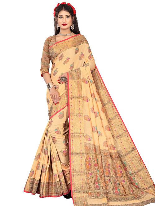 ethnic motifs kanjivaram saree - 17897435 - Very Small Image - 1