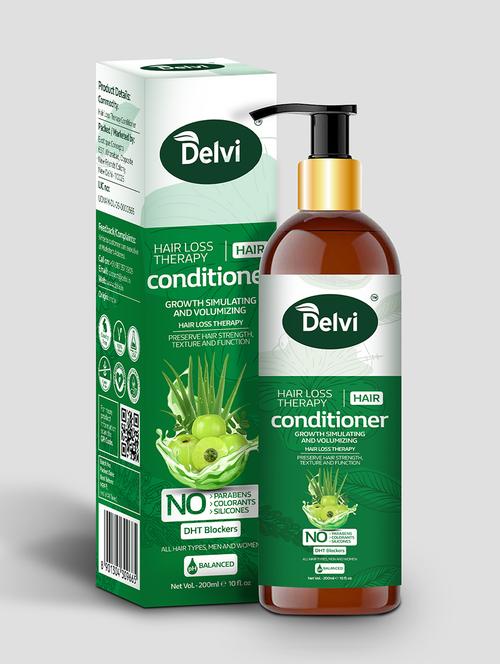 hair loss therapy hair conditioner for smooth & shiny hair – no paraben, no silicones & no artificial colour (200ml) - 17897445 - Very Small Image - 1