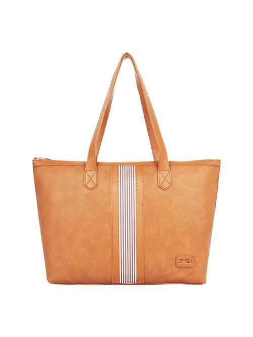 tan leatherette (pu) regular tote - 17897586 - Very Small Image - 1