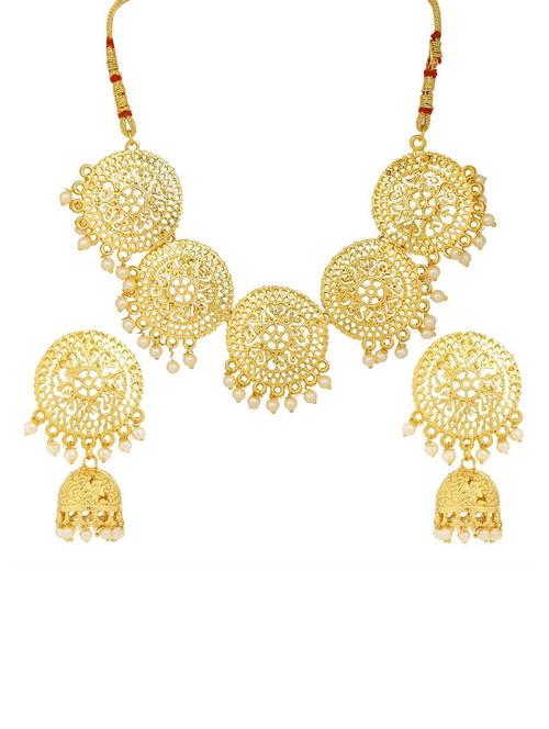 antique choker necklace earring set - 17898414 - Very Small Image - 1