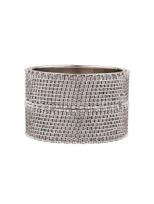 silver metal bangle set (4 pc) - 17898657 - Very Small Image - 1