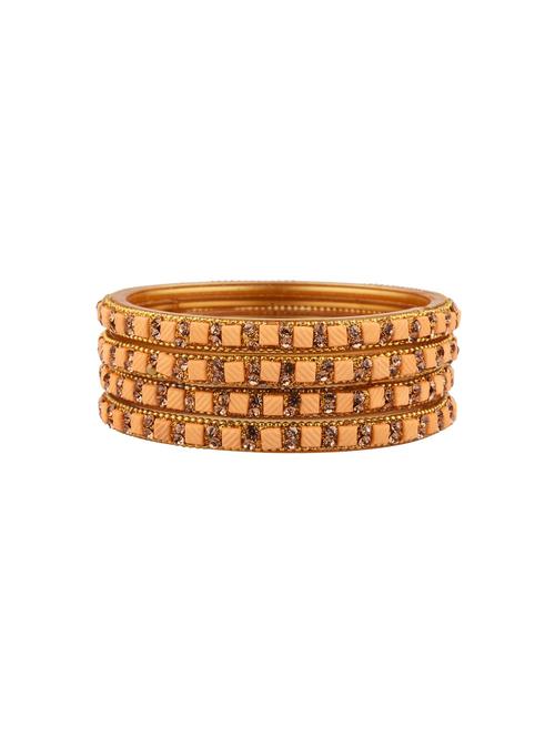 orange crystal acrylic bangle (4pc) - 17899268 - Very Small Image - 1