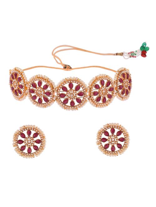 choker necklace earring set - 17899723 - Very Small Image - 1