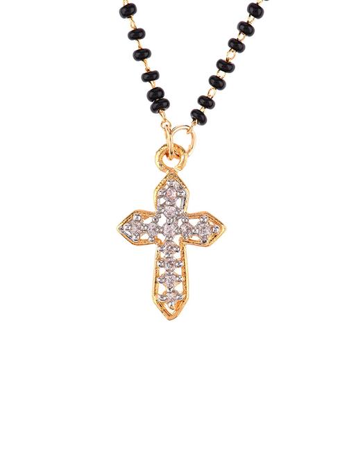 gold plated metal mangalsutra - 17899869 - Very Small Image - 1