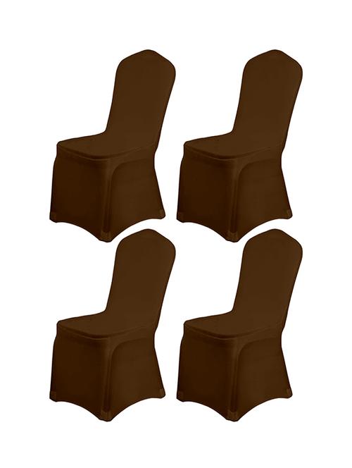 cortina spandex banquet chairs -4 pcs wedding party dining scuba elastic chair covers - 17899979 - Very Small Image - 1