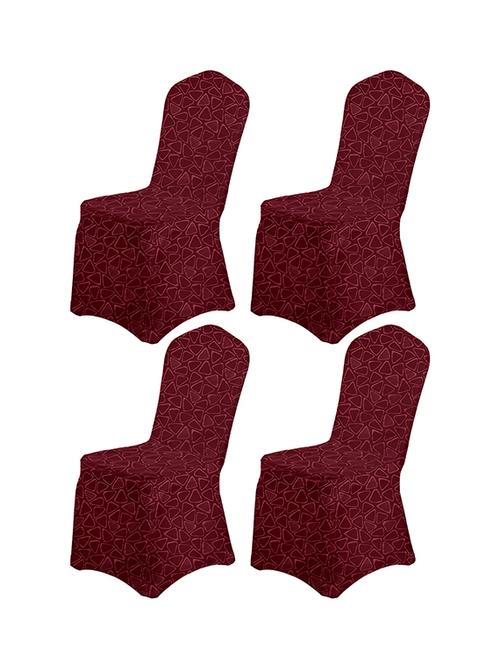 cortina spandex banquet chairs -4 pcs wedding party dining scuba elastic chair covers - 17900012 - Very Small Image - 1