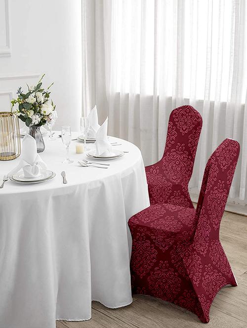cortina spandex banquet chairs -2 pcs wedding party dining scuba elastic chair covers - 17900014 - Very Small Image - 1