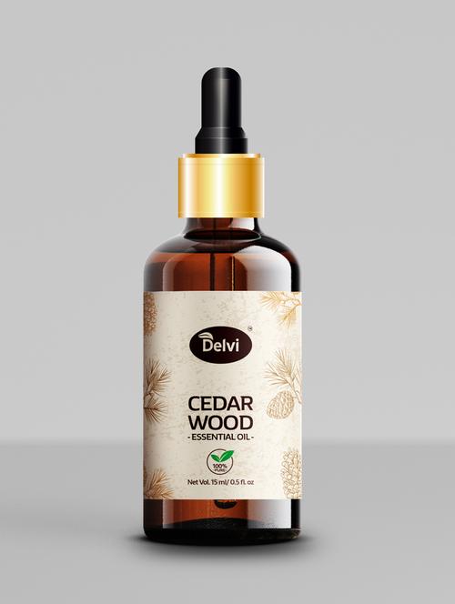 delvi cedarwood essential oil , 15ml - 17900227 - Very Small Image - 1