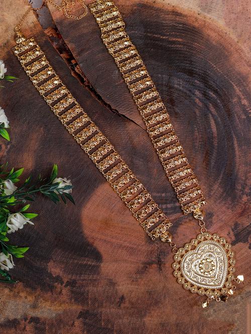 gold plated necklace set - 17900369 - Very Small Image - 1