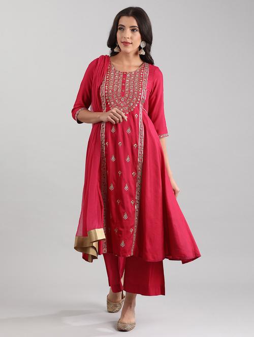 embroidered suit set - 17900595 - Very Small Image - 1