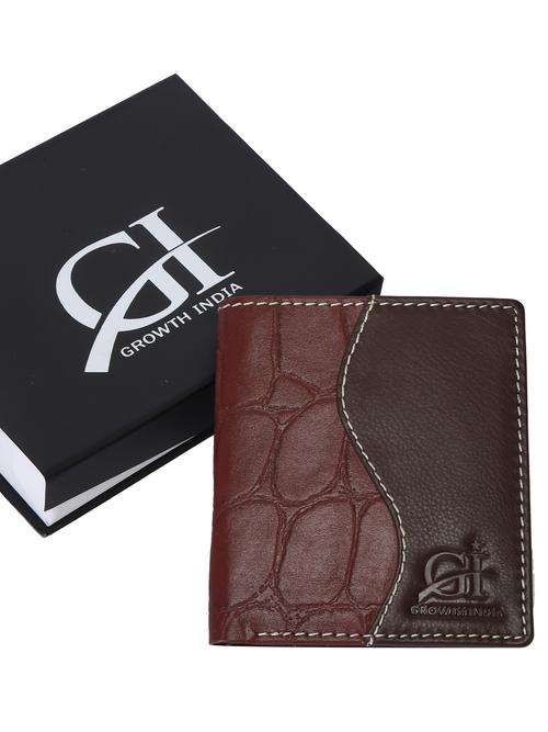 color:- brown model name men's purse - 17900938 - Very Small Image - 1