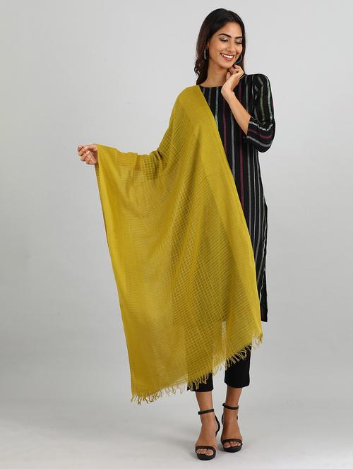 mustard printed dupatta - 17902094 - Very Small Image - 1
