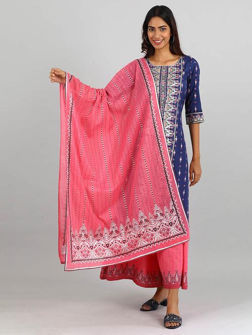 yellow cotton dupatta - 17902106 - Very Small Image - 1