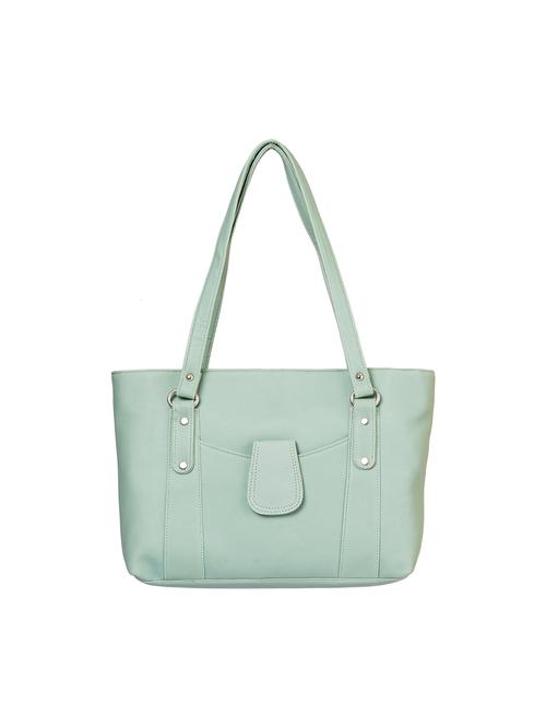 women sea green leather solid handbag - 17902254 - Very Small Image - 1