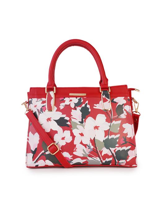 red leatherette (pu) handbag - 17902267 - Very Small Image - 1