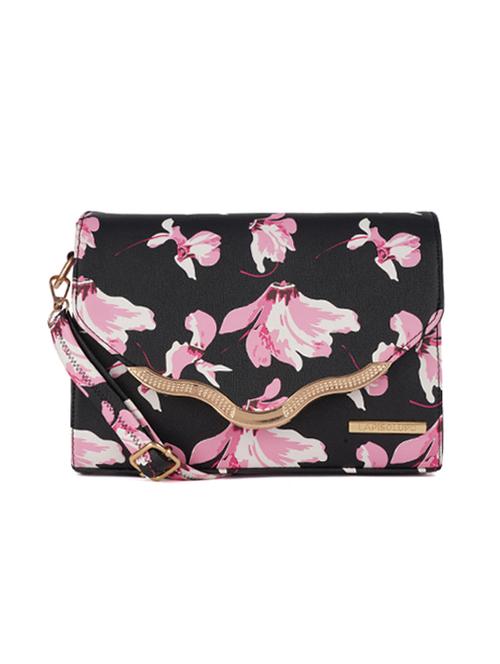 black leatherette (pu) sling bag - 17902339 - Very Small Image - 1